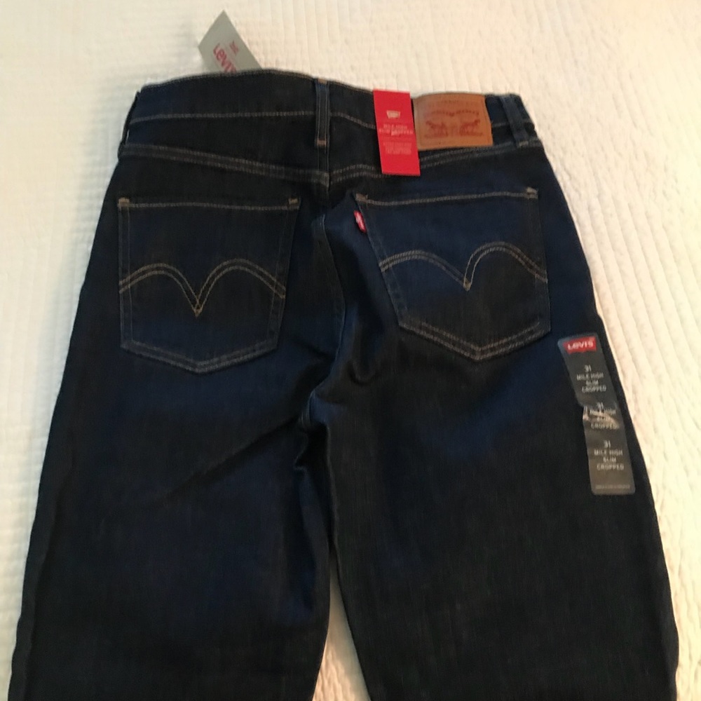 Levi’s Mile High Slimmed Cropped Jeans